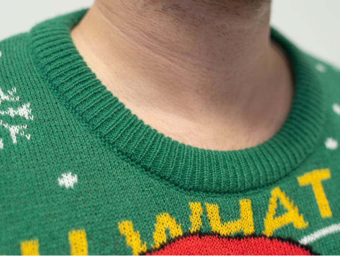 Ugly X-mas sweater with Puch " Oh what fun it is to ride"