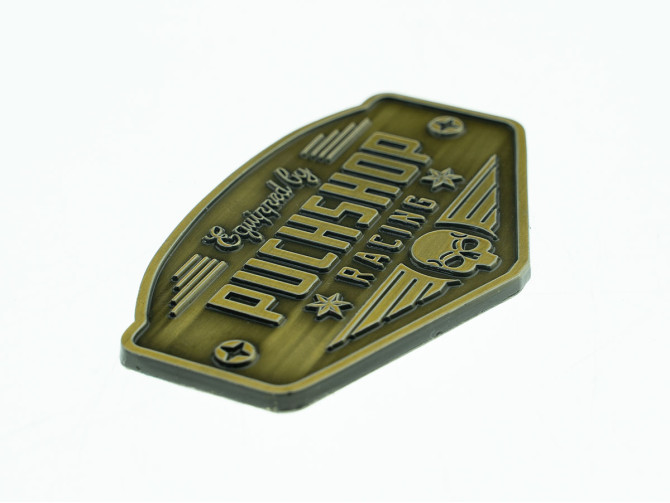 Aufkleber "PSR Equipped" logo badge Emaille RealMetal product