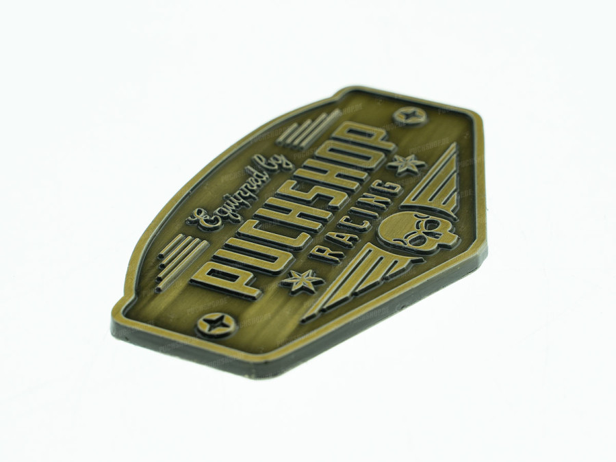 Sticker "Puchshop Racing Equipped" enamel RealMetal® 6x3.2cm product