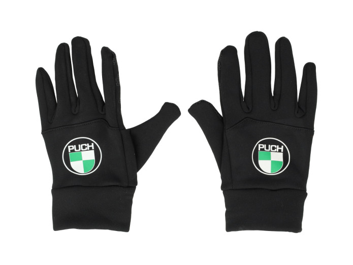 Glove softshell with Puch logo black (L / XL)