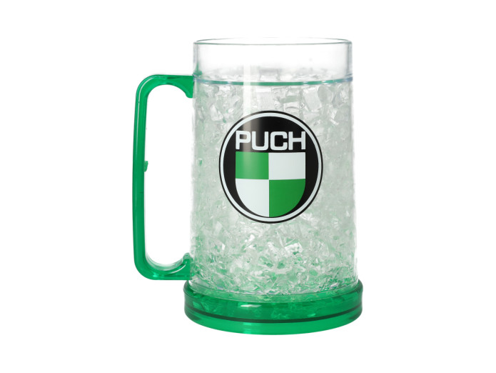 Trinkbecher / Bierkrug "Frosty Mug" mit Puch Logo 450ml