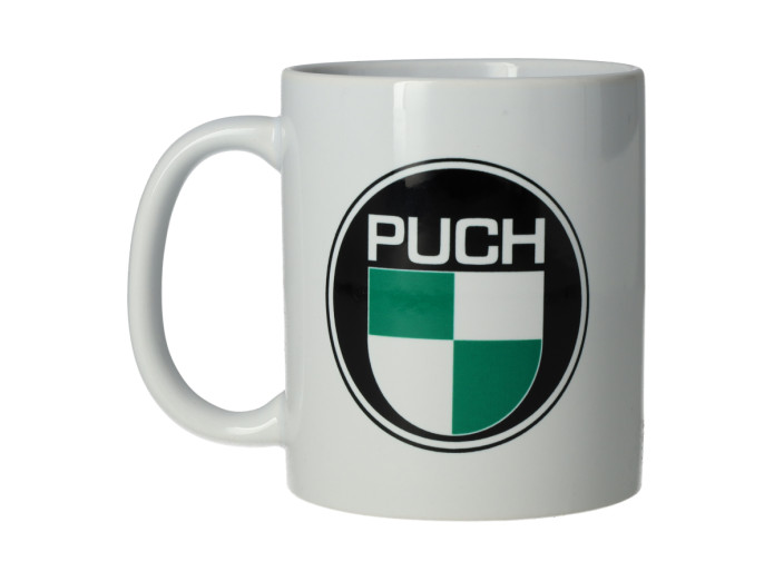 Mug white with Puch logo 300ml