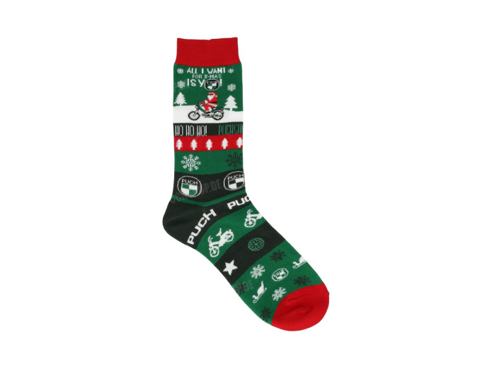 Sokken Puch "All i want for X-mas" kerst (39-45)