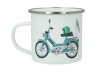 YouTube Lakor Puch Green Enamel Mug White 350ml – Puch Maxi Design