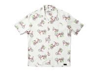 Hawaiian Shirt Lakor "Red Puch" Star White (S-XXXL)