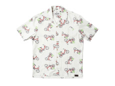 Hawaiian Shirt Lakor "Red Puch" Star White (S-XXXL)