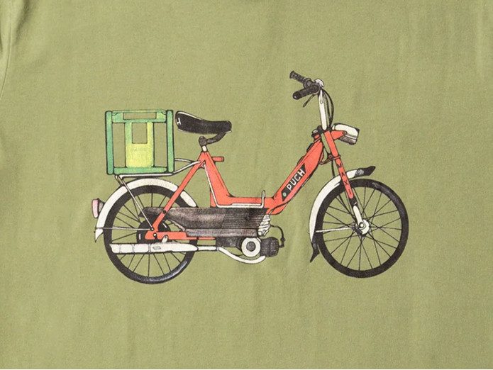 T-shirt Lakor "Red Puch" Oil Green (S-XXXL)
