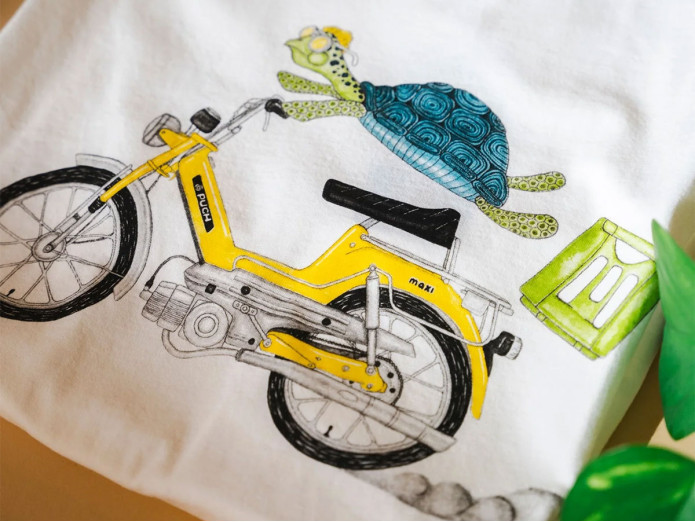 T-shirt Lakor Puch "Maxi Speed" Star White (S-XXXL)