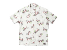 Hawaiian Shirt Lakor "Red Puch" Star White (S-XXXL)