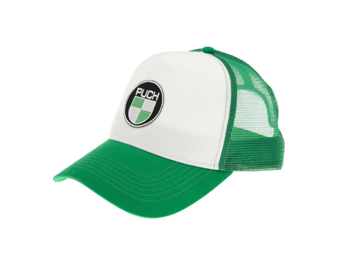 Pet Puch logo Patch groen / wit truckers cap  product