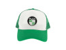 Pet Puch logo Patch groen / wit truckers cap 