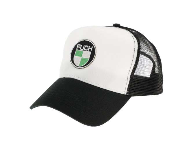Pet Puch logo Patch zwart / wit truckers cap  product