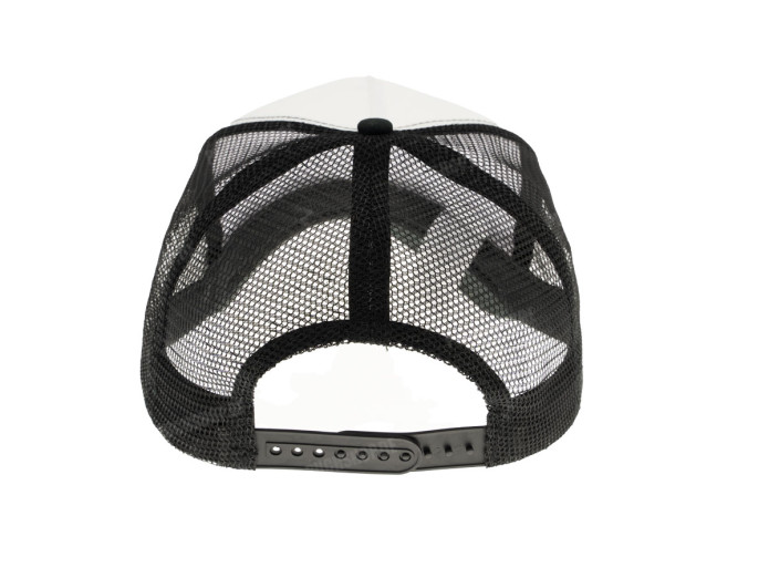 Pet Puch logo Patch zwart / wit truckers cap 