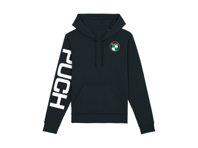 Hoodie Puch logo and sleeve print black (S-XXXL)