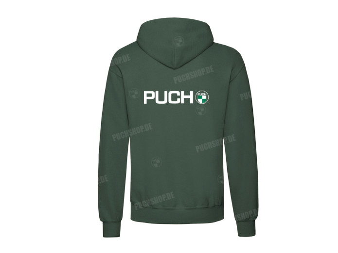 Hoodie Puch logo and sleeve print green (S-XXXL)