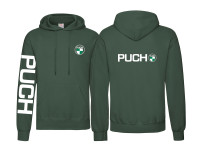 Hoodie Puch logo and sleeve print green (S-XXXL)