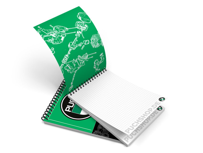 Notebook Puch spiral A5 (210x148mm) squared with 50 sheets product