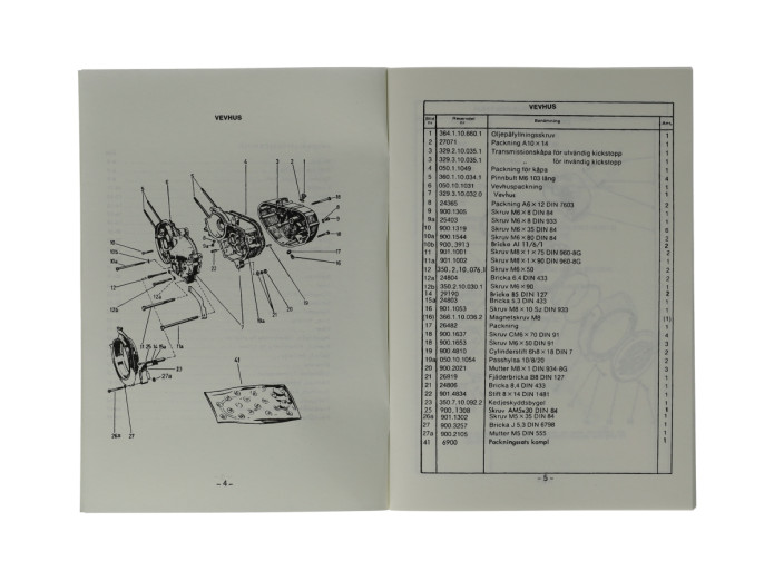 Puch MV / VS / DS onderdelen catalogus NTS
