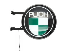 LED lichtbord Sign Puch 40cm rond zwart LED lichtbord Sign Puch 40cm rond zwart