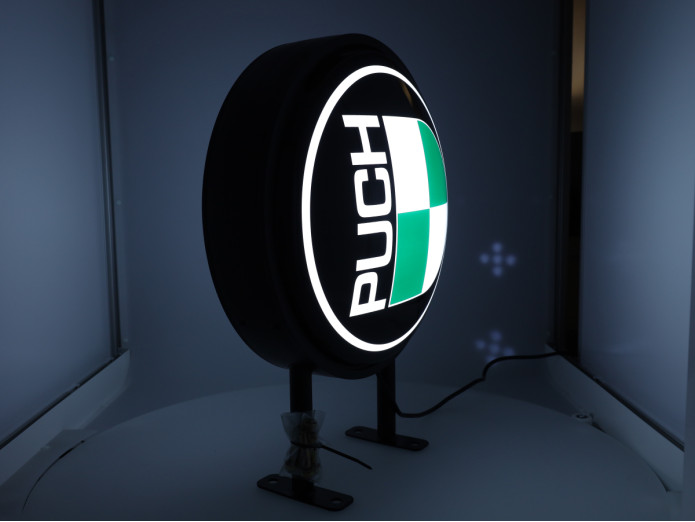 LED lamp Sign Puch 40cm rond zwart