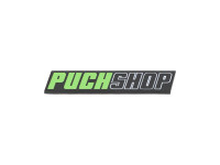 Aufkleber Puchshop logo Metall Emaille mit 3M-Band