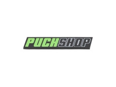 Sticker Puchshop logo metaal Emaille met 3M tape