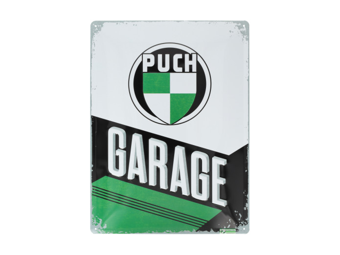 Schild Puch Garage 40x30cm