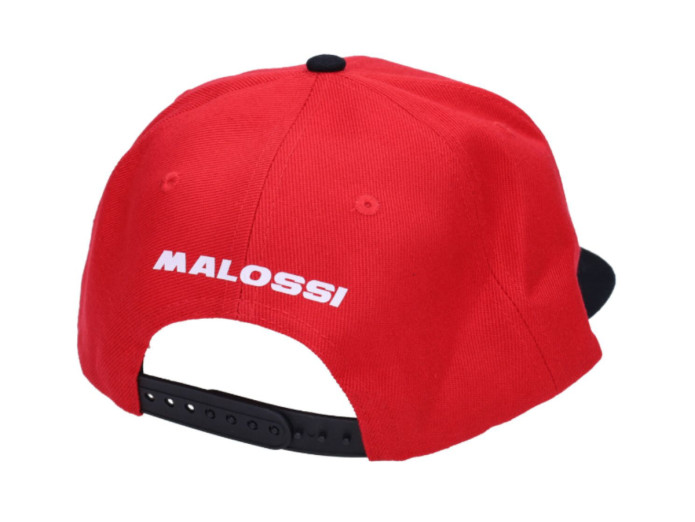 Pet Malossi Logo rood / zwart snapback 