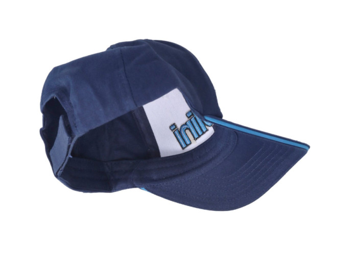 Cap Polini blue with white
