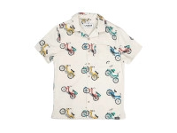 Hawaiian Blouse Lakor "Puch Colors" Star White (S-XXXL)