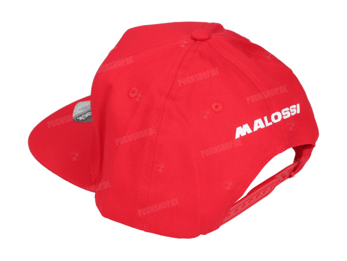 Pet Malossi Logo rood / zwart snapback 