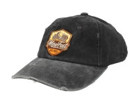 Pet Vintage Distressed Officieel Mopfest® logo patch grijs