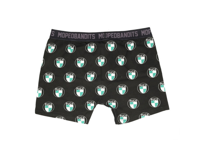 Men's Boxershort black with Puch logo Moped Bandits®