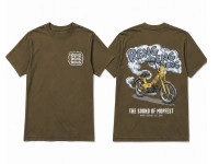 T-shirt Reng Deng Deng Tomos  - Officieel Mopfest donkerbruin (S-XXL)