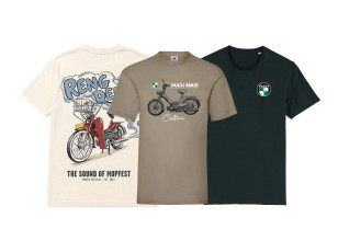 Weekdeal: 15% korting op alle T-shirts - Puch - MopFest - Lakor - Polini - Malossi