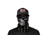 Face shield SA Blackout American Flag Skull