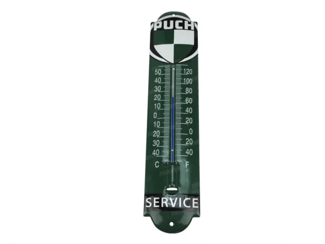 Thermometer Puch Service Emaille main