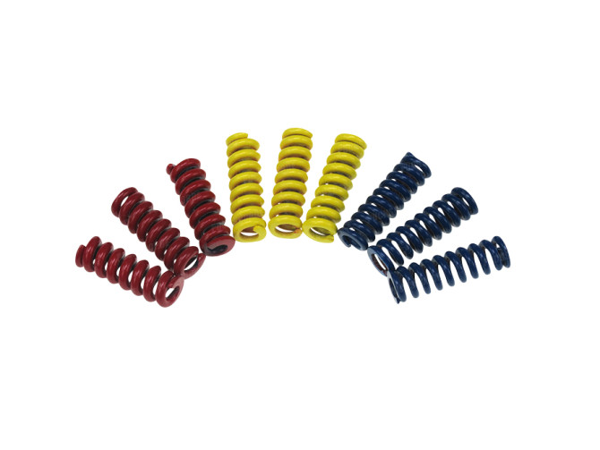Koppeling Puch Maxi / E50 veren set (blauw / geel / rood) main