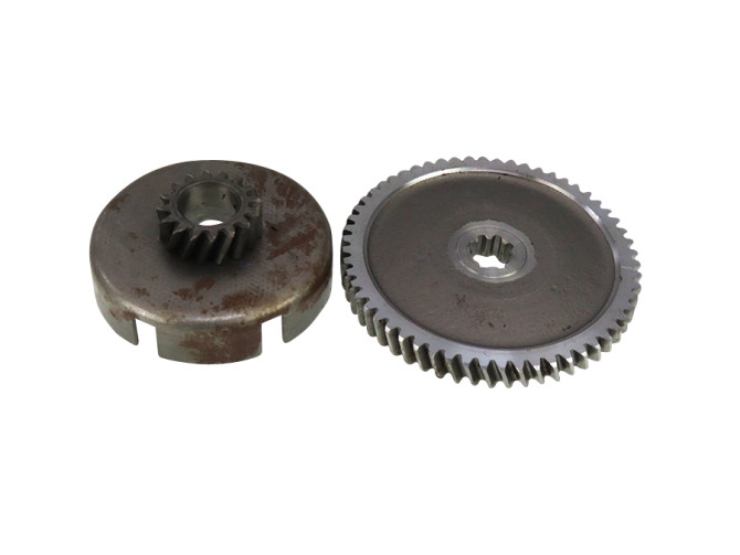 Clutch bell Puch 2 3 gears from 1964 with primary drive gear product