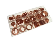 Copper ring assortment 350-pieces