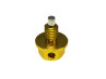 Oil drain plug M8x1.25 with magnet aluminium gold Racing thumb extra