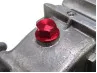 Olie aftapbout M8x1.25 met magneet aluminium rood Racing  thumb extra