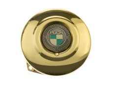 Polraddeckel Puch Maxi E50 / Z50 / ZA50 *Exclusive* Gold mit RealMetal Emblem 