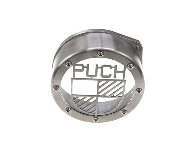 Flywheel cover Puch Maxi E50 / Z50 / ZA50 stainless steel  main