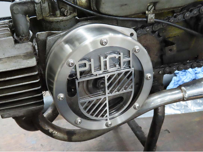 Flywheel cover Puch Maxi E50 / Z50 / ZA50 stainless steel  product