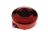 Flywheel cover Puch Maxi E50 / Z50 / ZA50 *Exclusive* Candy Red with RealMetal emblem