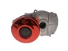 Polraddeckel Puch Maxi E50 / Z50 / ZA50 *Exclusive* Candy Red mit RealMetal Emblem  thumb extra