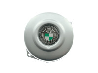 Polraddeckel Puch E50 / Z50 / ZA50 *Exclusive* Silbergrau mit RealMetal® Emblem 