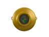 Polraddeckel Puch Maxi E50 / Z50 / ZA50 Gold mit RealMetal Emblem (nach Wahl) thumb extra