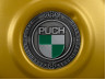 Polraddeckel Puch Maxi E50 / Z50 / ZA50 Gold mit RealMetal Emblem (nach Wahl)